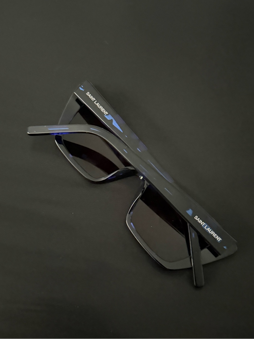 Saint Laurent Sunglasses SL 276 Mica Tortoise Blue/Black - Picture 2 of 5